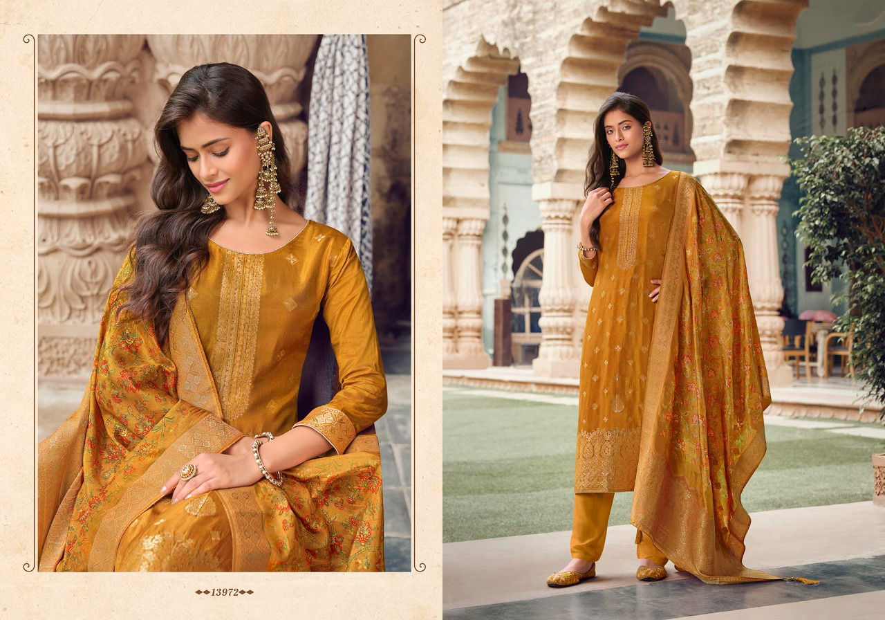 Zisa Arshi New Exclusive Wear Jacquard Designer Salwar Kameez Collection